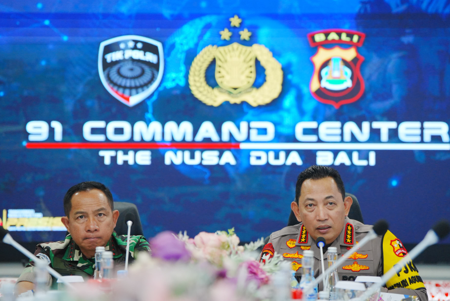Kapolri Jenderal Listyo Sigit Prabowo : TNI-Polri Bersinergi Jamin Keamanan KTT IAF di Bali