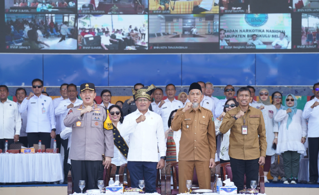 Badan Narkotika Nasional Gelar Deklarasi Anti Narkoba di Wilayah Pesisir Dumai