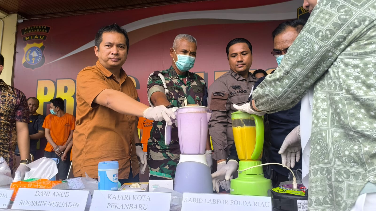 5 Sindikat Narkoba Antar Provinsi Diringkus, Sabu dan Inek Dimusnahkan