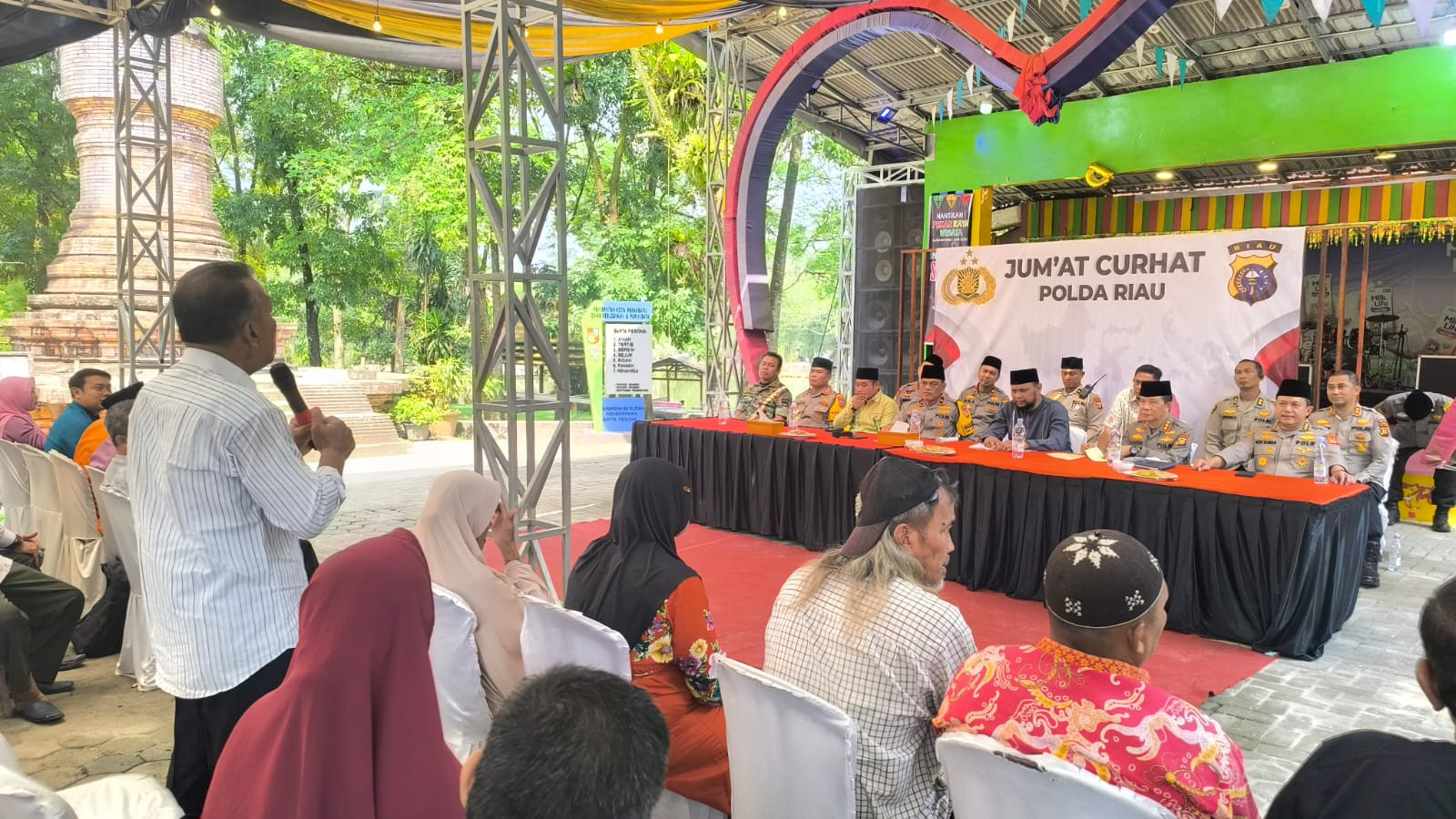 Wakapolda Riau Dengarkan Keluhan Warga di Tenayan Raya, Kejahatan Tipiring Disorot