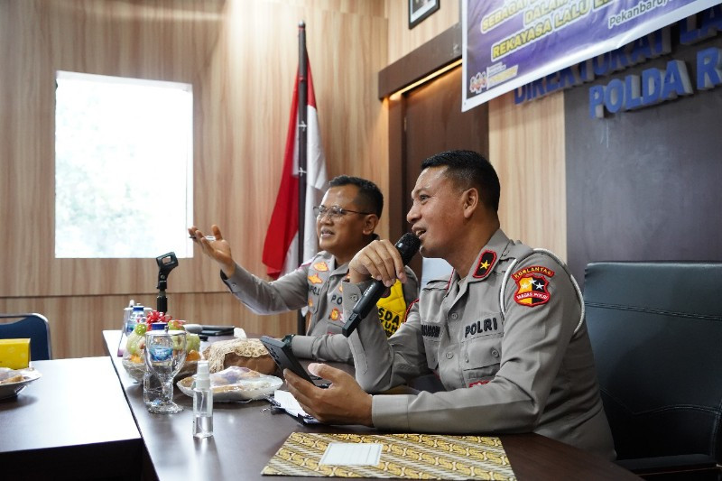 Revitalisasi Kawasan Tertib Lalulintas, Korlantas Polri sambangi Ditlantas Polda Riau