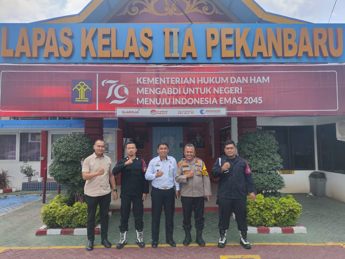 Cooling System, Kapolsek Bukit Raya Sambangi Lapas Pekanbaru