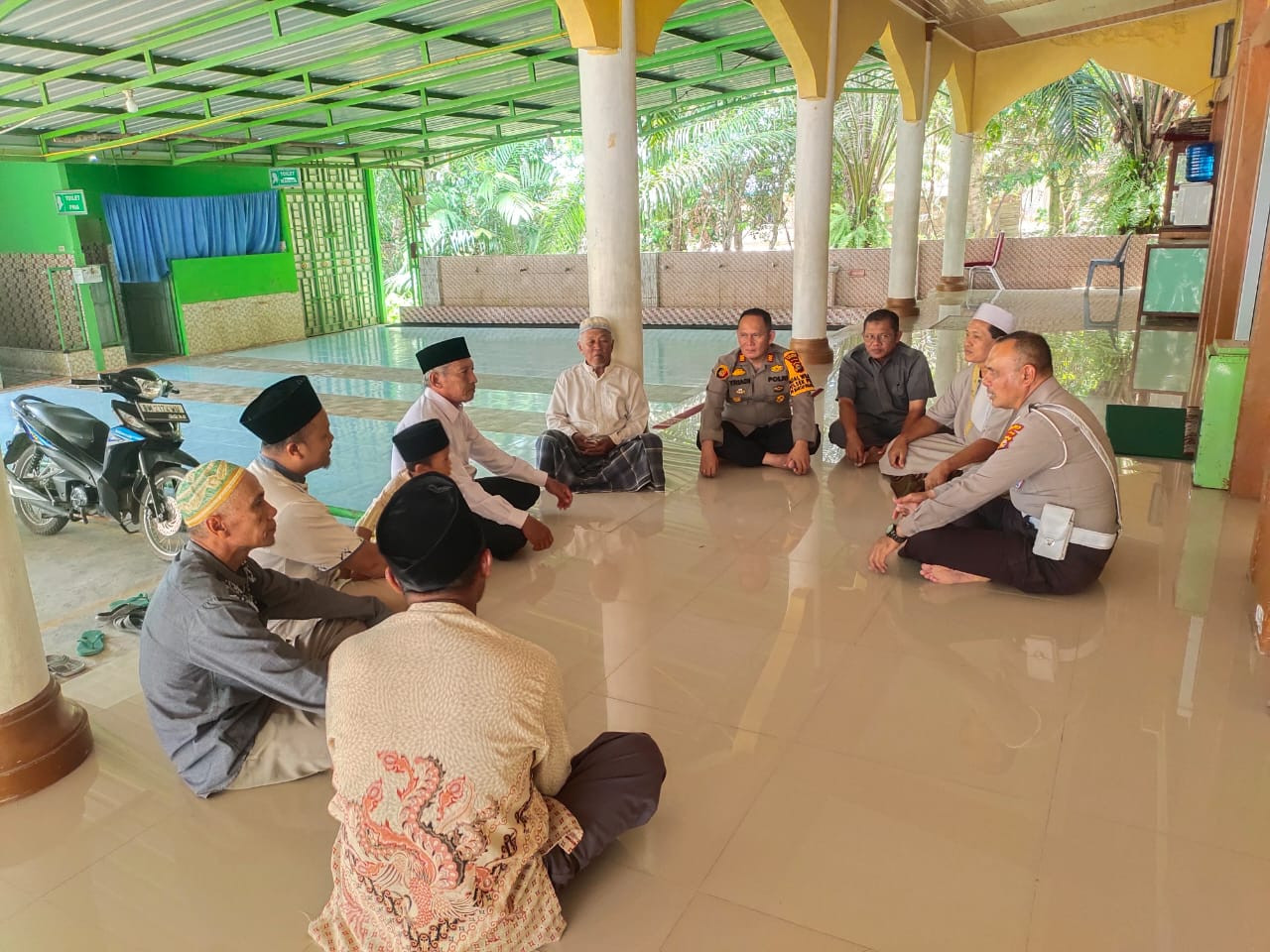 Sosialisasi Pilkada Damai, Polsek Pujud Gandeng Tokoh Agama dan Masyarakat