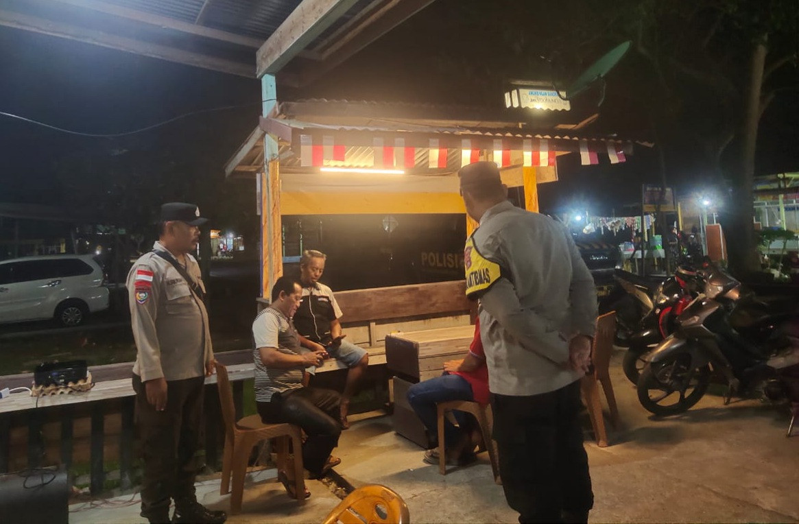 Patroli Rutin, Polsek Rupat Pastikan Kamtibmas aman dan kondusif 