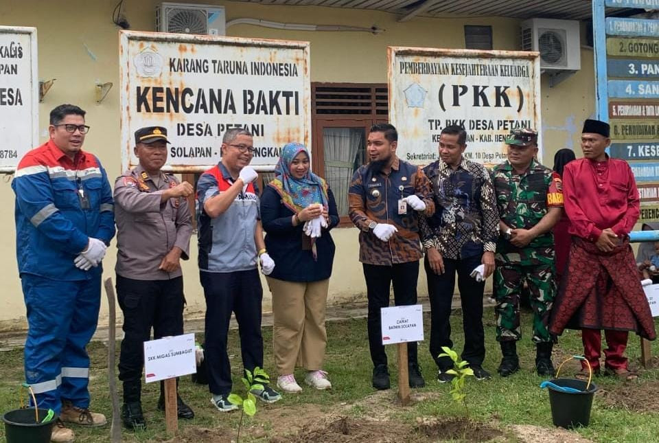 Polsek Mandau Imbau Masyarakat Jaga Kamtibmas di Gelaran Pasar Murah PT PHR