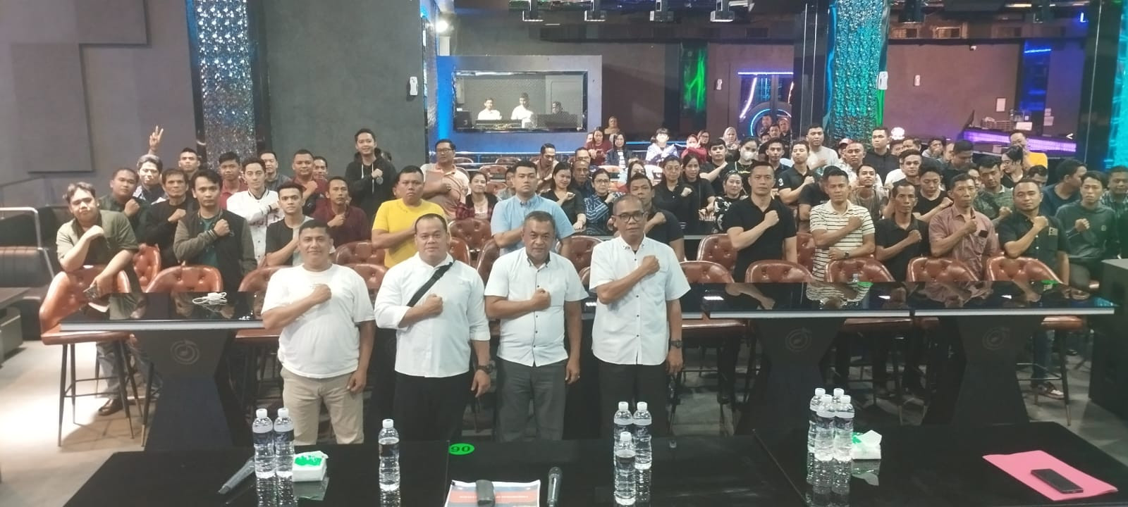 Cooling System, Ditresnarkoba Polda Riau Ajak Pengunjung Grand Dragon Dukung Pilkada Damai 2024
