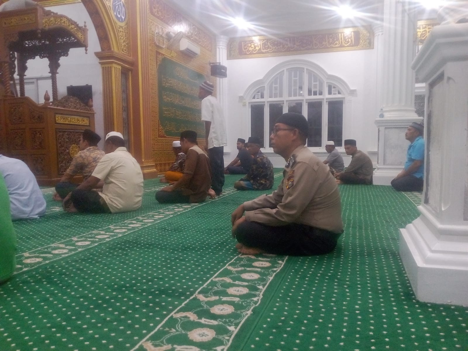 Cegah Berita Hoax, Kapolsek Kabun Lakukan Kegiatan Preemtif dan Cooling System 