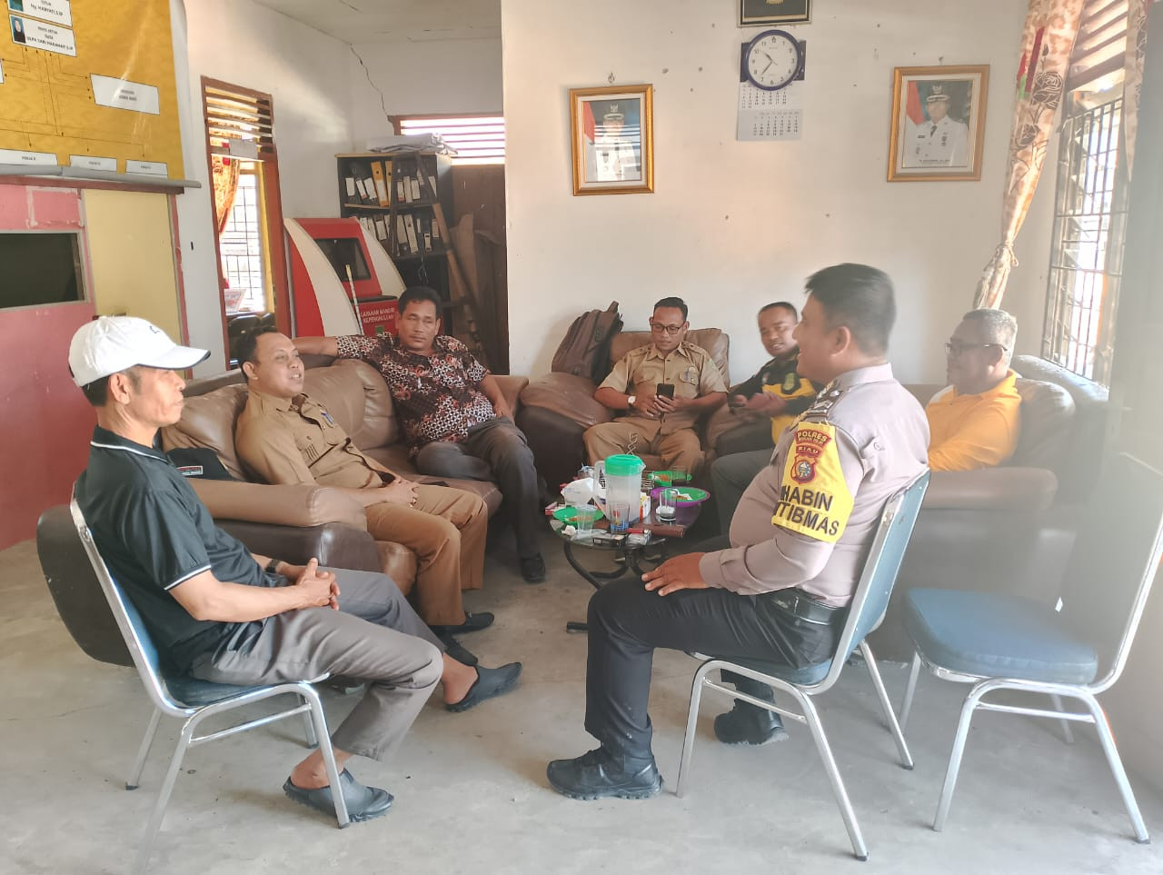 Gandeng Tokoh Masyarakat, Polsek Pujud Sosialisasikan Cooling System dan Pemilu Damai