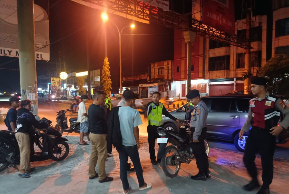 Intensifkan Keamanan Jelang Pilkada 2024, Polsek Mandau Gelar Operasi Kendaraan Malam Hari