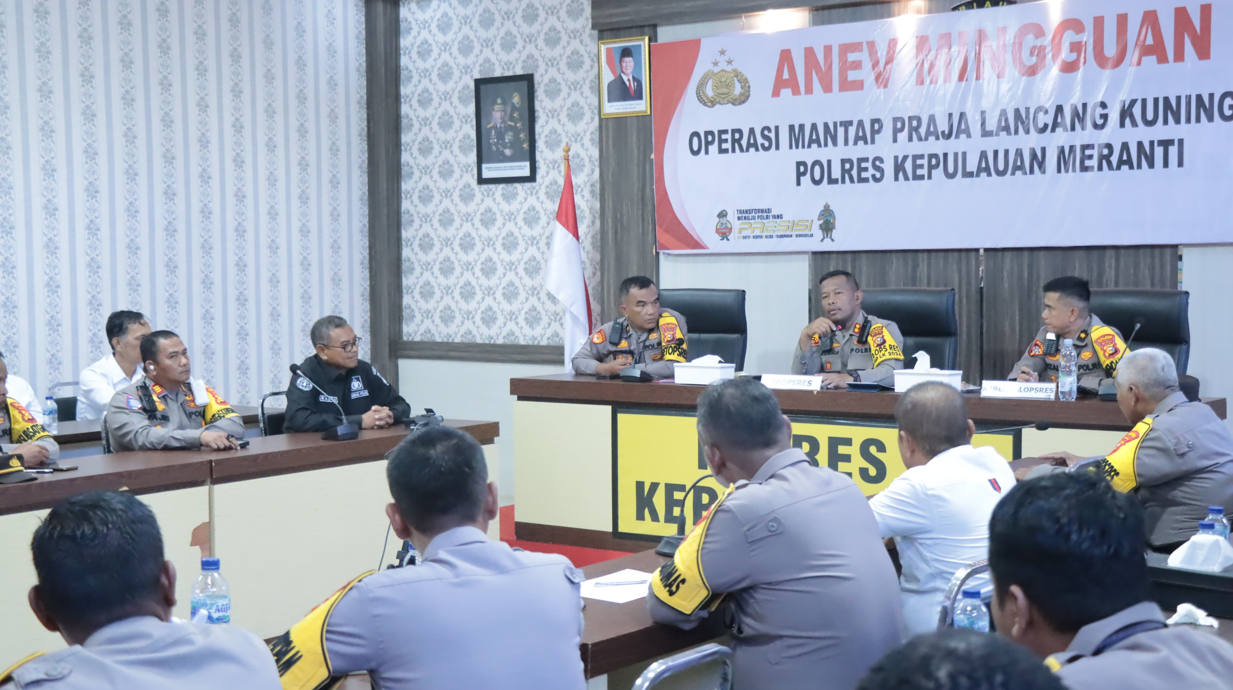 Pastikan Kesiapan Pilkada 2024, Kapolres Meranti Gelar Anev Mingguan Bersama Jajaran