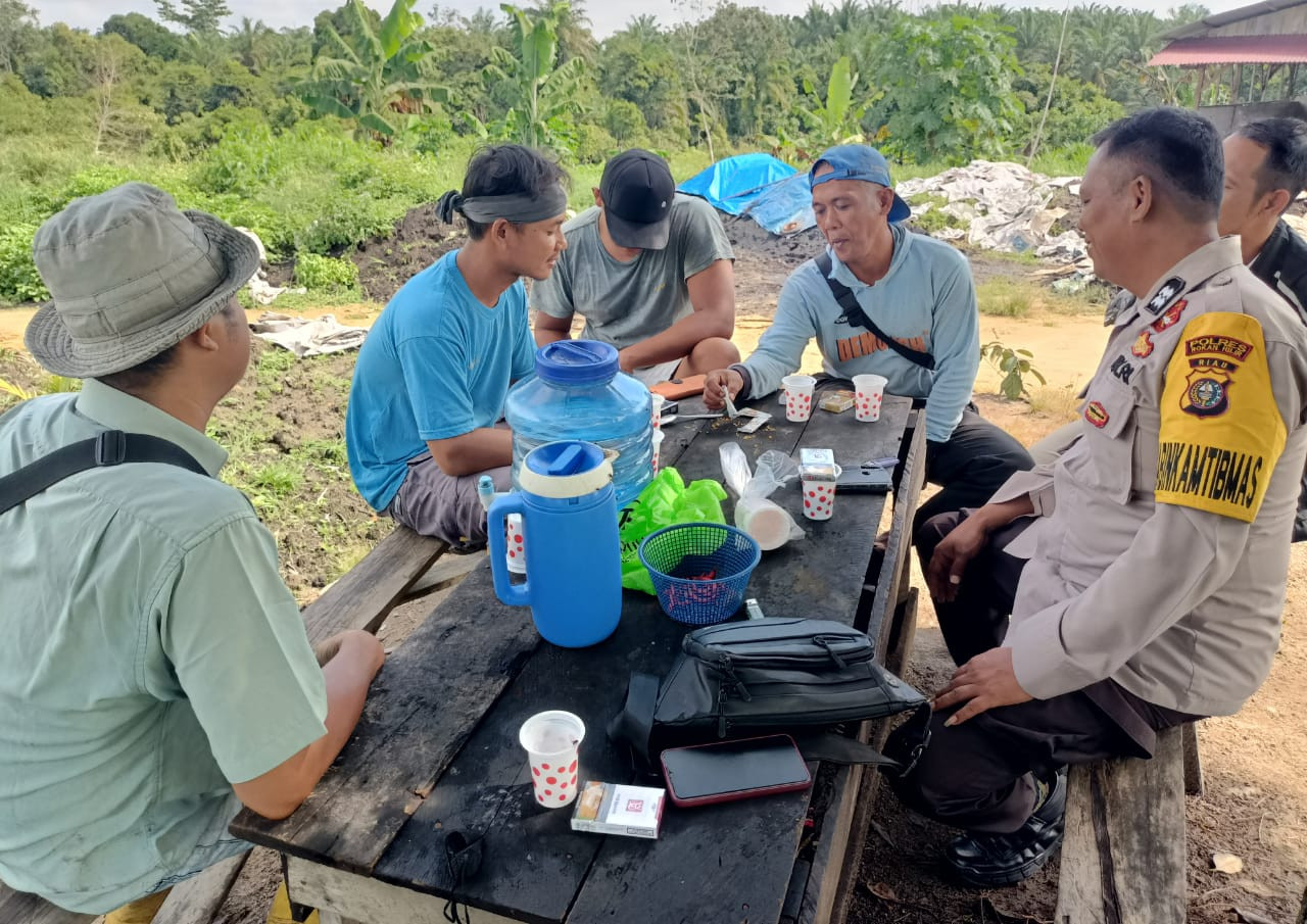 Jaga Pilkada Damai dan Kondusif, Polsek Pujud Gelar Cooling System