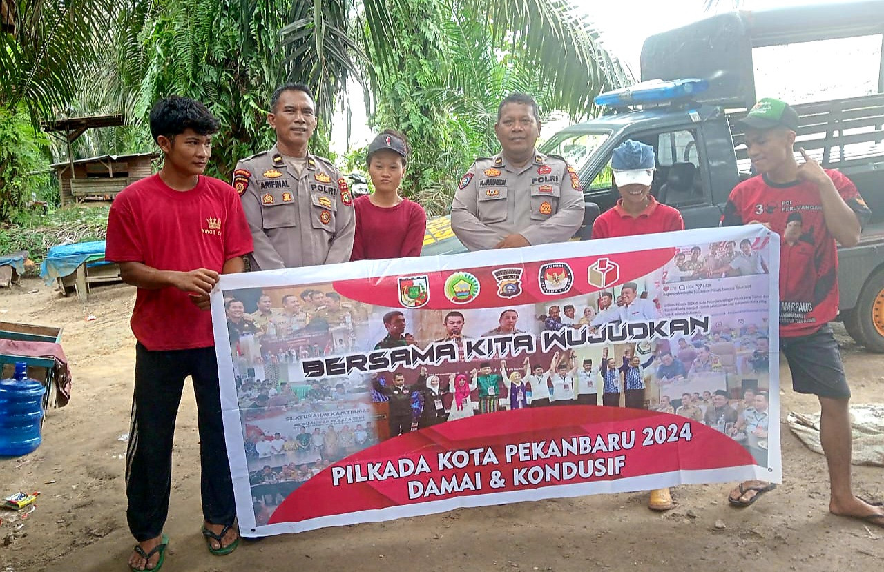 Polsek Rumbai Maksimalkan Cooling System Tingkatkan Partisipasi Pemilih di Pilkada 2024