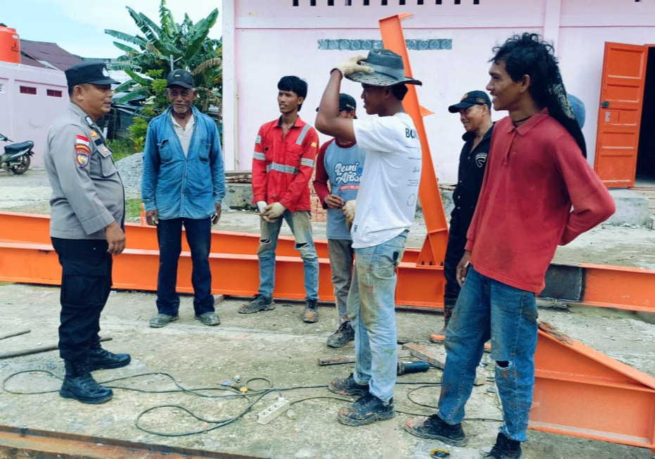 Polsek Rupat Utara Tingkatkan Giat Sambang Cooling System Jelang Pilkada 2024