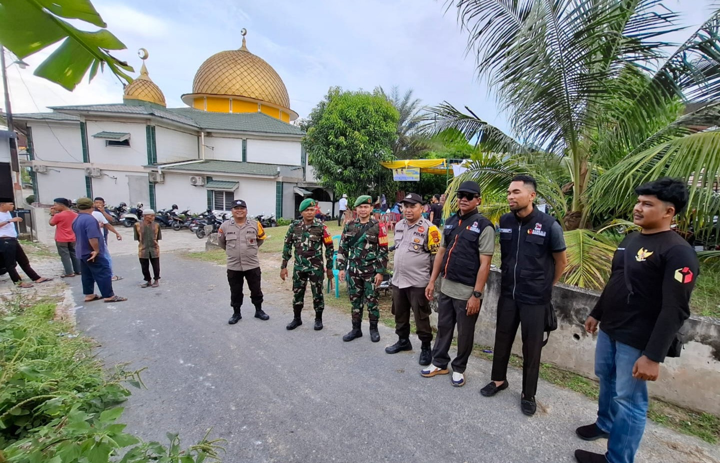 PAM Kampanye, Polsek Mandau Pastikan Aktivitas Politik Berjalan Tertib