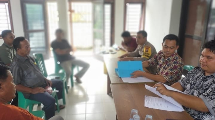 Polsek Pujud Ajak Warga Sungai Tapah Sukseskan Pilkada