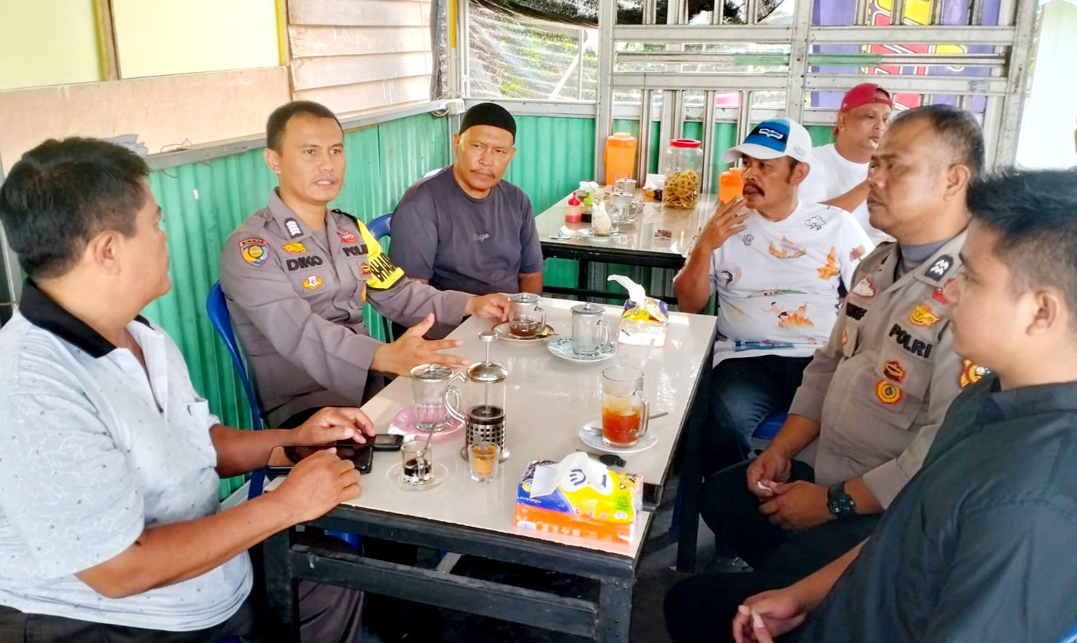 Polsek Binawidya Gandeng Ketua RT dan LPM Ciptakan Pilkada Damai 2024