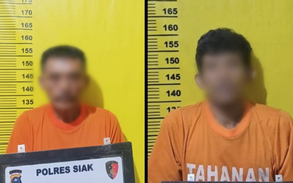 Curi Pagar Besi Milik PT PHR, Dua Pelaku Dibekuk Polsek Minas