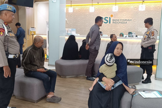 Bawa Pesan Kamtibmas, Polsek Pekanbaru Kota Gelar Cooling System di Bank BSI