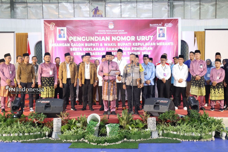 Cooling System, Polres Meranti Deklarasi Tertib Kampanye Dan Deklarasi Keselamatan Paslon Pilkada 2024
