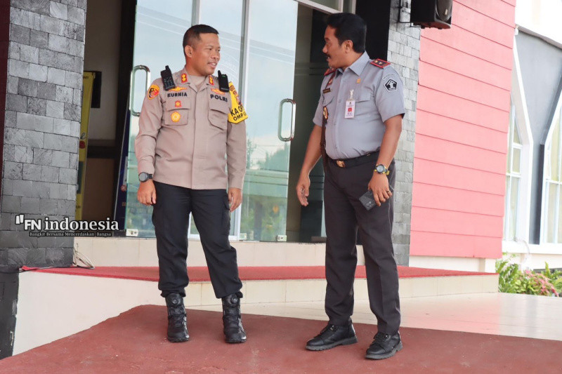 Kepala Imigrasi Selatpanjang Silaturahmi, Kapolres Ajak Jaga Situasi Kamtibmas