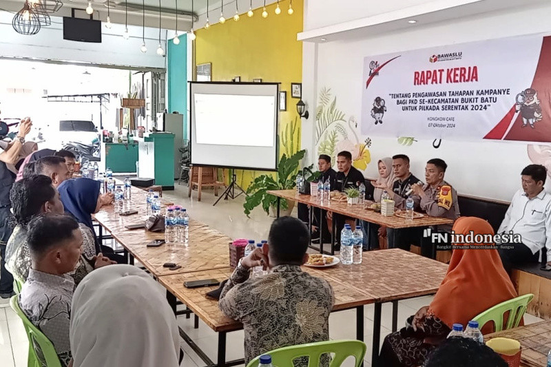 Peran Aktif, Polsek Bukit Batu Dukung Penuh Pengawasan Pilkada Kecamatan Bukit Batu