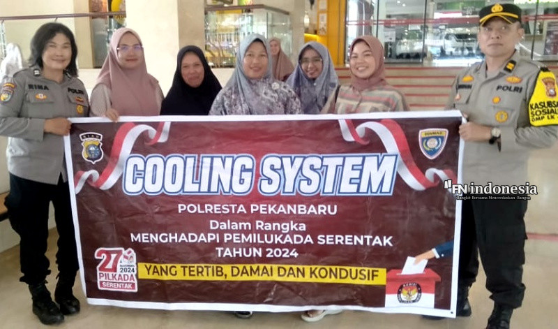Gencar Sosialisasi, Polresta Pekanbaru Edukasi Masyarakat Jaga Kamtibmas Pilkada 2024
