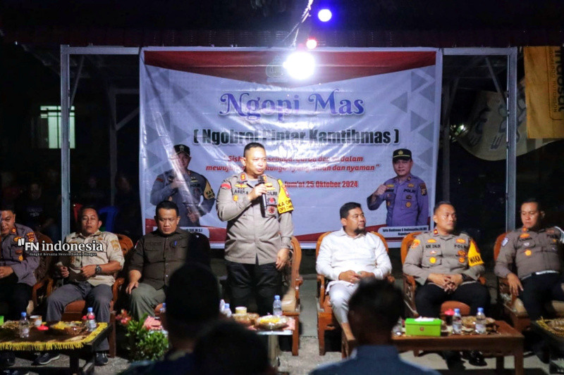 Ngopi Mas: Kapolres Siak Ajak Warga Jaga Kamtibmas dan Ciptakan Pilkada Damai