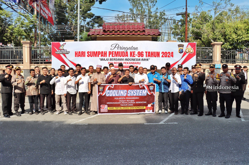 Upacara Hari Sumpah Pemuda ke-96, Polresta Pekanbaru Libatkan Tokoh Pemuda dan Masyarakat