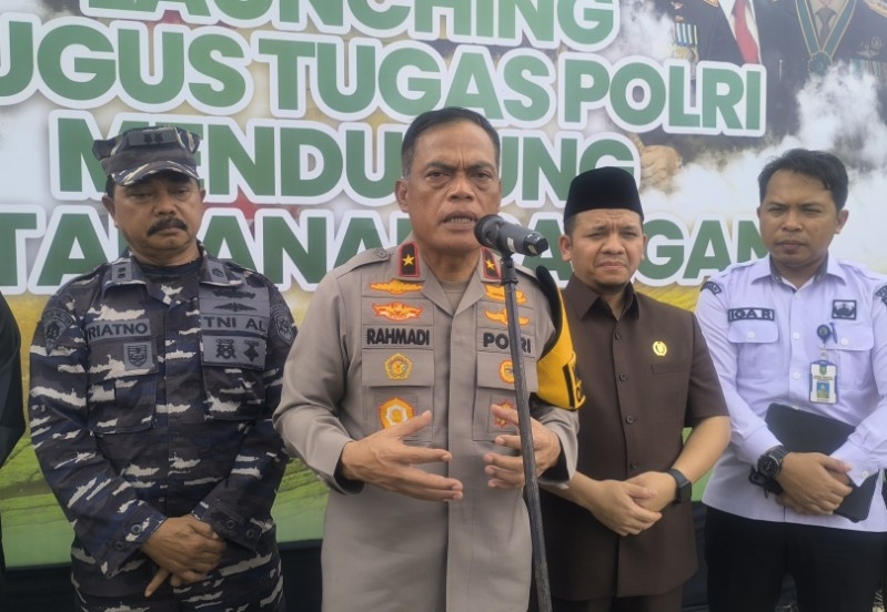 Dukung Ketahanan Pangan, Wakapolda Riau: Kita  Targetkan Panen Perdana Februari 2025