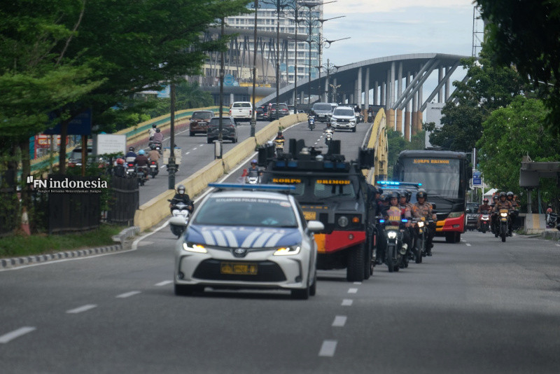 Optimalkan Satgas Power On Hand, Polda Riau Apel Gelar Pasukan dan Patroli Skala Besar