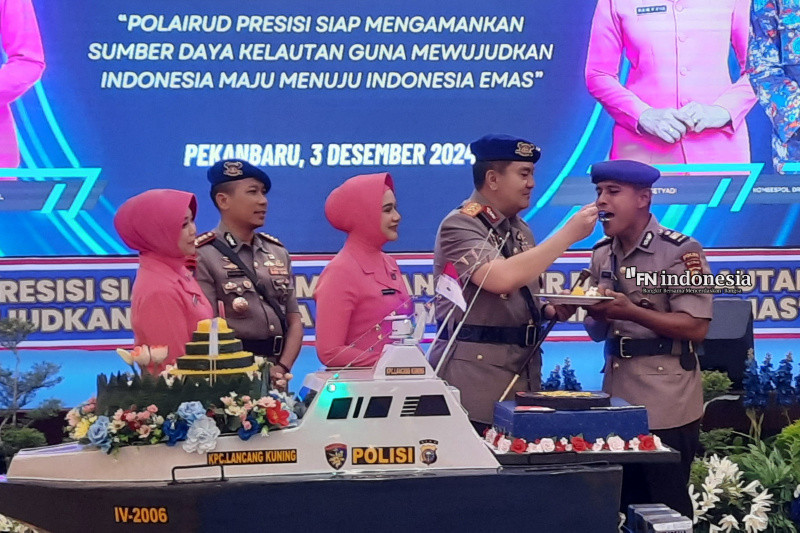 Polda Riau Gelar Syukuran, Santunan Dalam Rangka HUT Polairud 2024