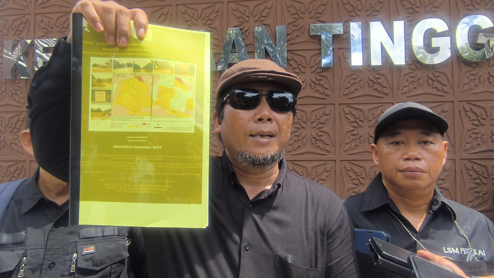 Demo PT Surya Dumai Grup di Kejati Riau, Perisai Sebut Cagar Biosfer Digarap Jadi Lahan Sawit