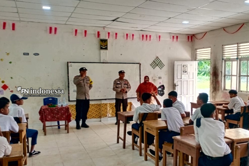 Kapolsek Batu Hampar Sosialisasikan Penerimaan Peserta Didik Baru SMA Taruna Bhayangkara
