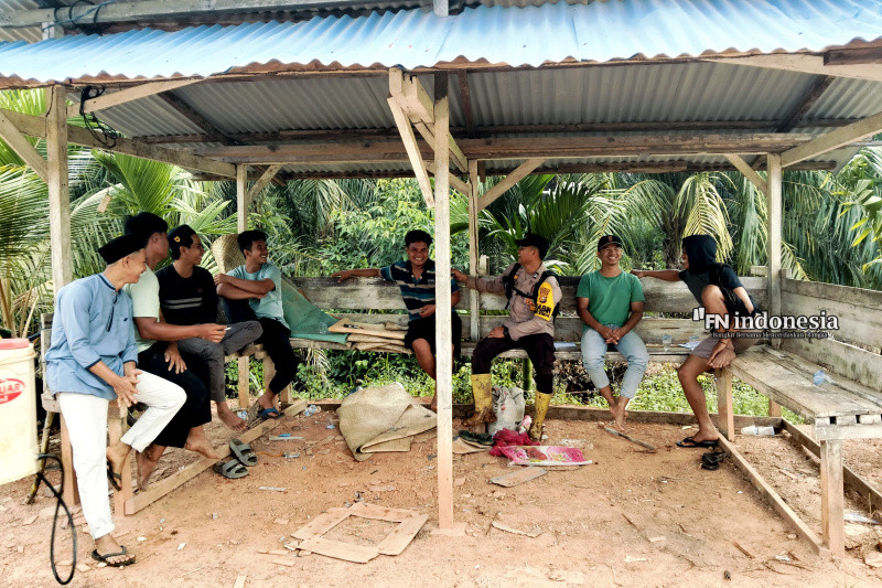 Polsek Batu Hampar Gelar Sosialisasi Maklumat Kapolda Riau Pencegahan Karhutlah di Kep. Bantaian Baru