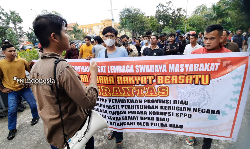 Belum Ada Tersangka, BERANTAS Soroti Lambannya Audit BPKP Riau