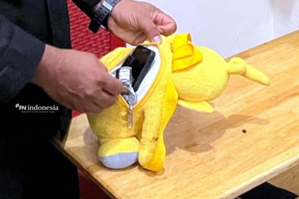 Aksi Penyelundupan HP Lewat Tas Boneka Berhasil di Gagalkan Petugas Lapas II A Pekanbaru