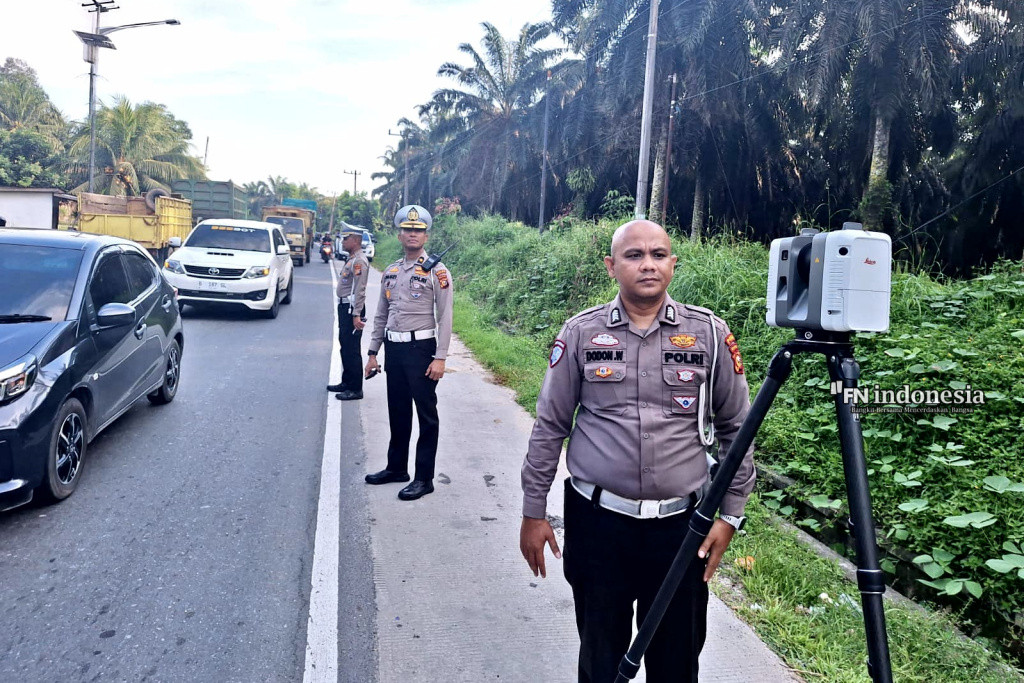 Polda Riau Terapkan 3D Laser Scanner untuk Analisis Kecelakaan Modern dan Transparan