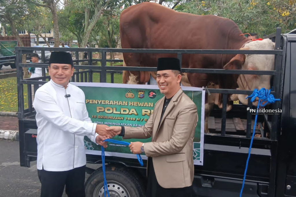 Kapolda Riau Lepas Ratusan Hewan Kurban, Diharapkan Perkuat Keimanan dan Kepedulian Sosial