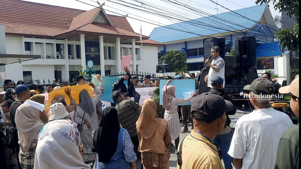 Terlindas Gugatan PTPN 140 Miliar, Petani KOPPSA-M Suarakan Keadilan di Pengadilan Tinggi Riau