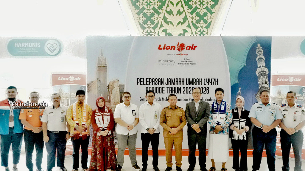 Bandara SSK II Pekanbaru Resmikan Penerbangan Umroh Langsung ke Jeddah Bersama Lion Air