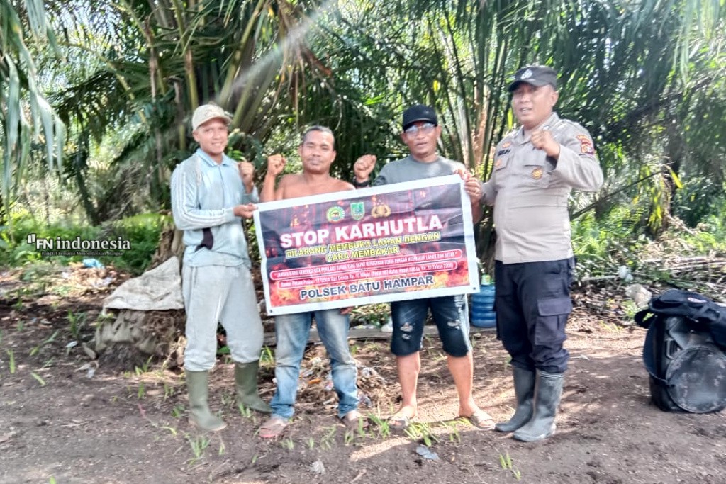 Gencarkan Patroli Karhutla, Polsek Batu Hampar Pastikan Situasi Kondusif di Sungai Sialang