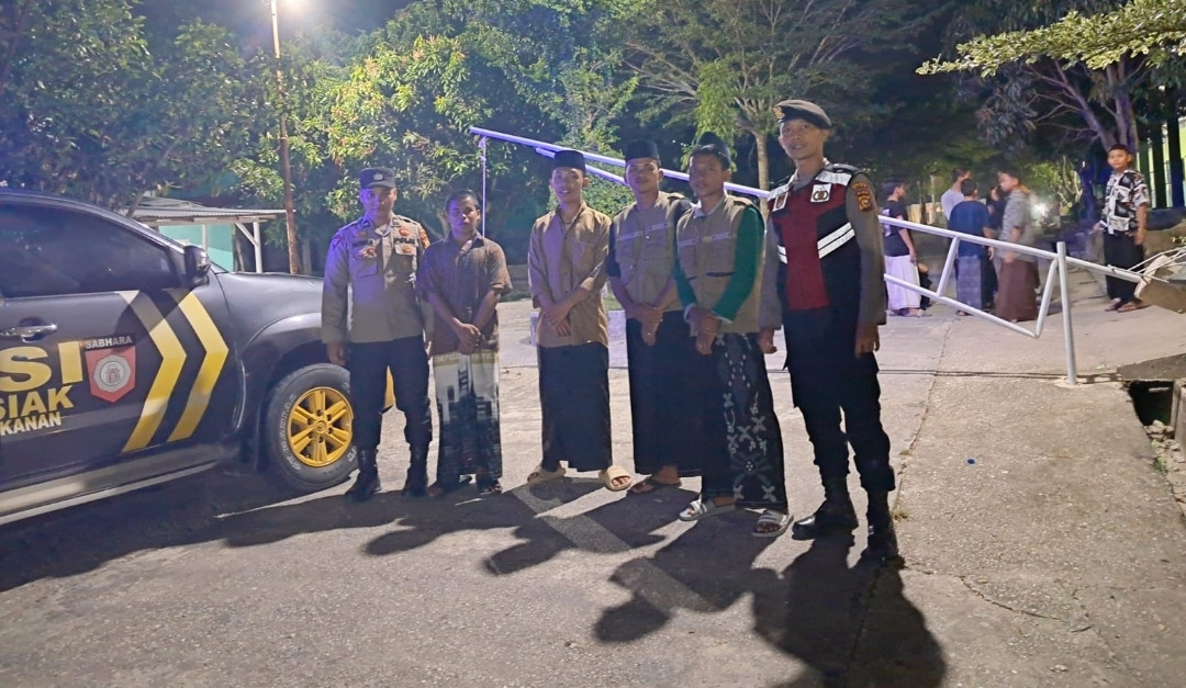 Polsek Kerinci Kanan Gelar Patroli KRYD, Antisipasi C3 di Wilayah Kabupaten Siak