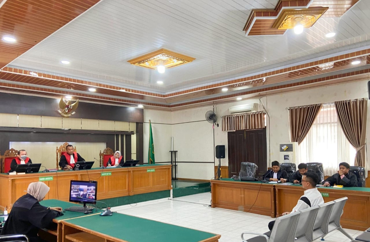 Eks Plt Sekwan DPRD Riau  Bantah Dakwaan JPU, Pertanyakan Bukti SPPD Fiktif Sebelum Menjabat