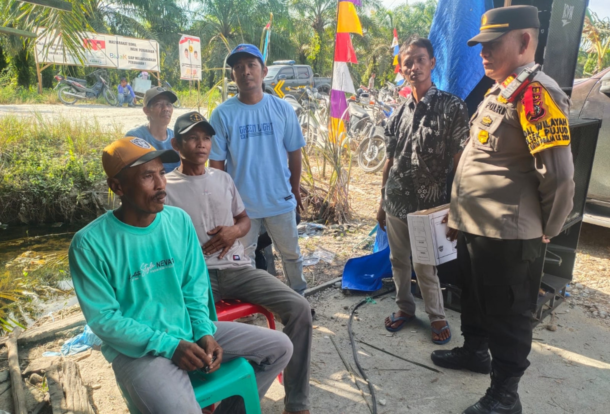 Kapolsek Pujud Pimpin Sosialisasikan Cooling System Bersama Tokoh Masyarakat