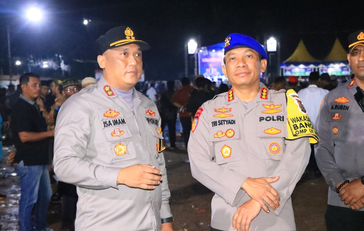 Sukseskan Pilkada, Kapolres Rohil Turunkan Tim Pengamanan Kampanye di Bagan Sinembah