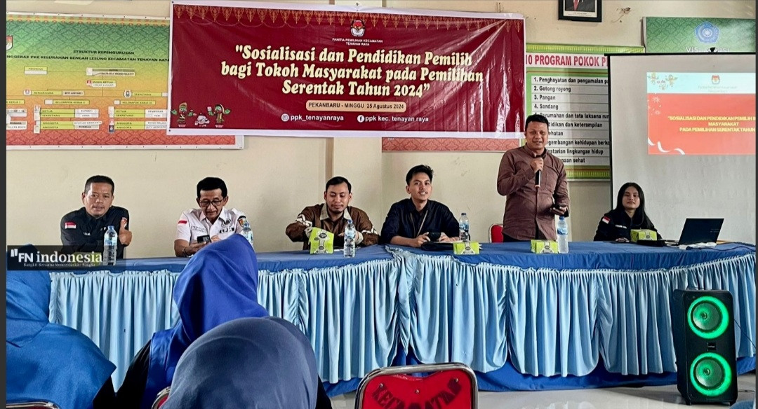PPK Tenayan Raya Gelar Pendidikan Pemilih, Untuk Menyonsong Pilkada Serentak 2024