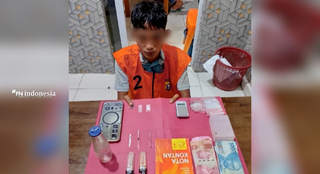 Polsek Sungai Apit Tangkap Pengedar Sabu, Satu DPO Masih Diburu