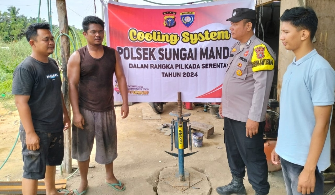 Cooling System: Polsek Sungai Mandau Ciptakan Pilkada 2024 Damai, Aman, dan Kondusif