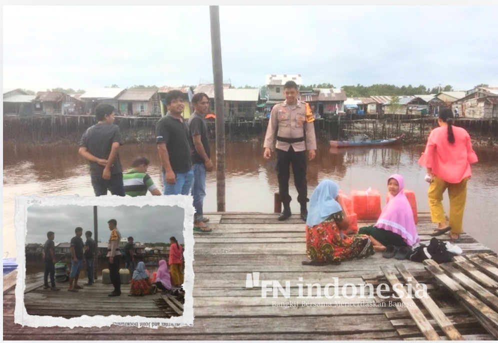 Sosialisasi Pemilu Damai di Pelabuhan Desa Sungai Berapit, Polsek Concong Ajak Pengguna Jasa Pelabuhan Jaga Keamanan Menjelang Pilkada 2024