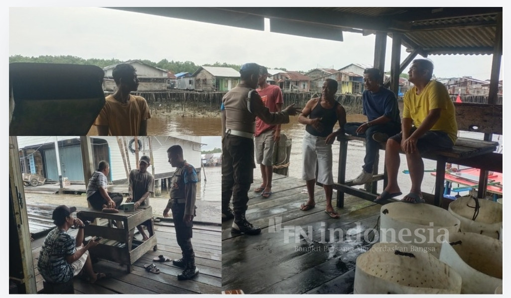 Sosialisasi Pemilu Damai 2024 oleh Kapolsek Concong untuk Ciptakan Suasana Aman dan Kondusif